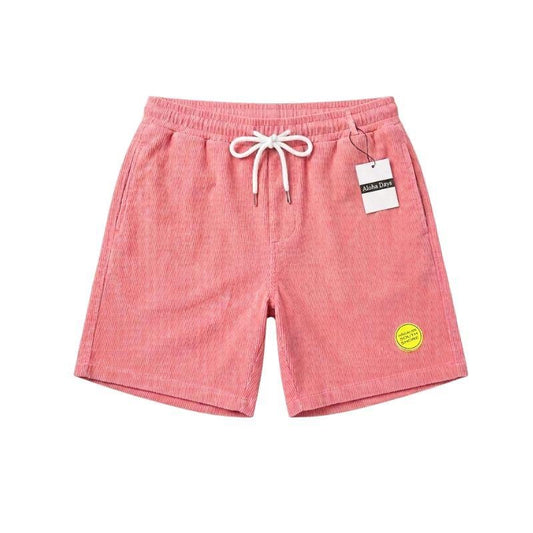 Hawaiiansouthshore X AlohaDays Walkshorts Corduroy Pink - Must-Have for Surfers