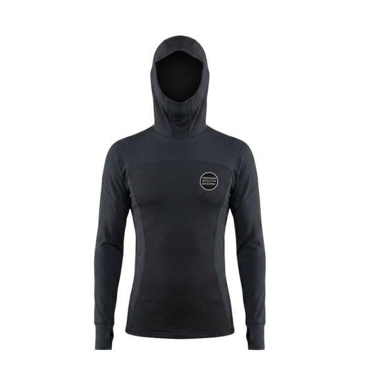HSS Men's Hybrid Hooded Wet/RashGuard (S-XXL) Black - Must-Have for Surfers