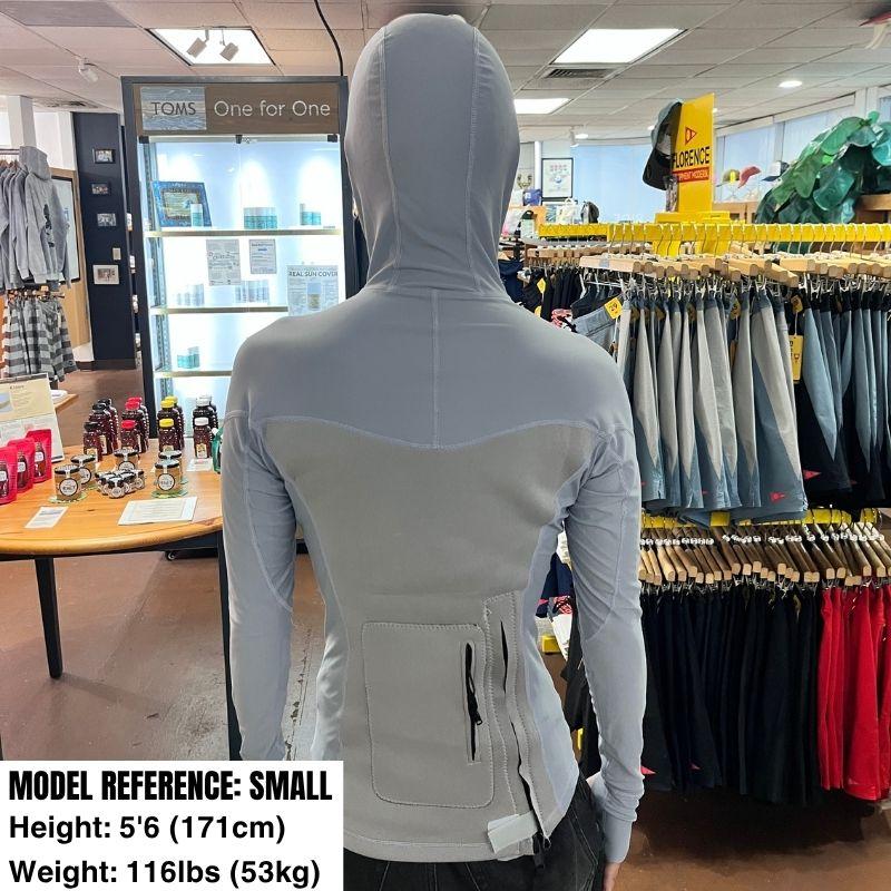 HSS Men's Hybrid Hooded Wet/RashGuard (S-XXL) Grey - Must-Have for Surfers