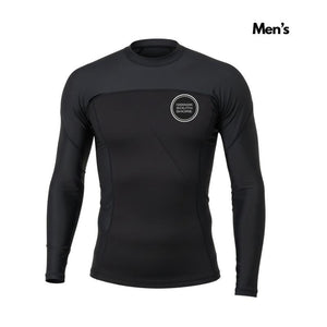 HSS Men's Hybrid Wet/RashGuard (S-XXL) Black - Must-Have for Surfers