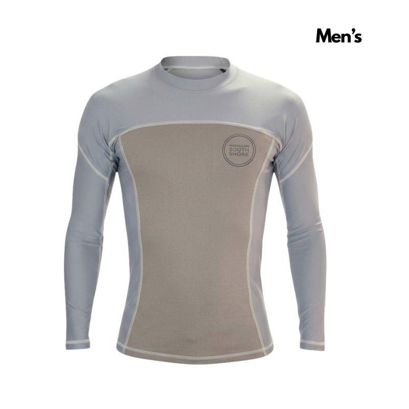 HSS Men's Hybrid Wet/Rashguard (S-XXL) Grey - Must-Have for Surfers