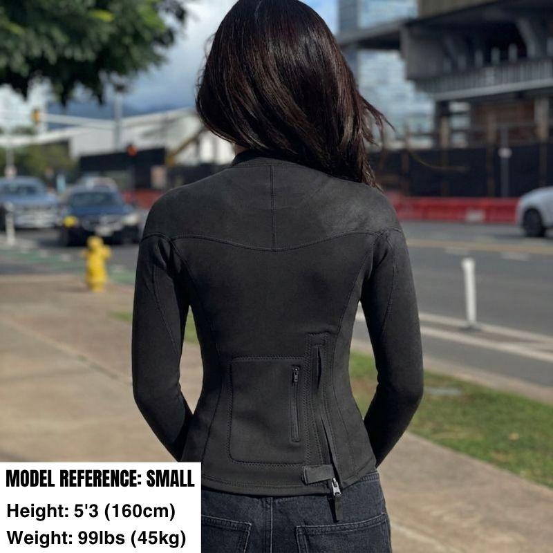HSS Women's Hybrid Wet/RashGuard (Small-XLarge) Black - Must-Have for Surfers