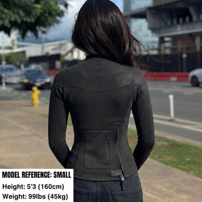 HSS Women's Hybrid Wet/RashGuard (Small-XLarge) Black - Must-Have for Surfers