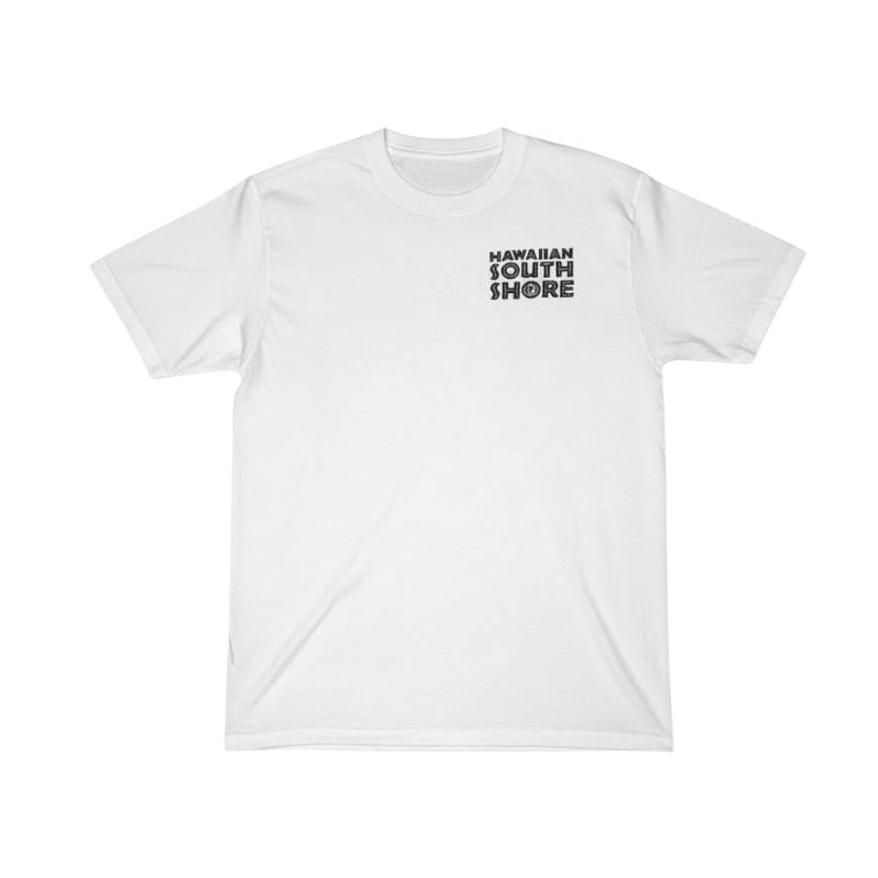 IPD x HawaiianSouthShore T-Shirt WAVE OF Da SUMMAH Small - XLarge White - Must - Have for Surfers