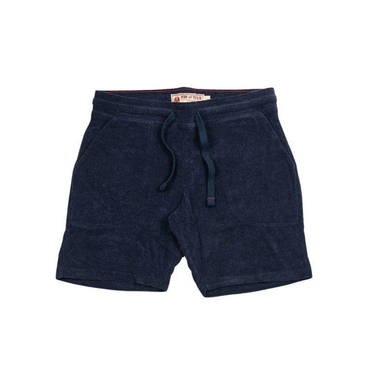 Iron and Resin Shorts Terry Navy Front