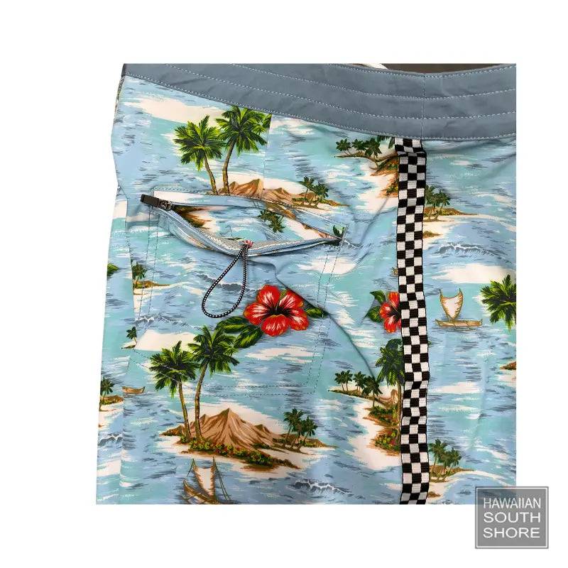 Shop HSS x Island Daze Board Shorts Racer Blue | Hawaii
