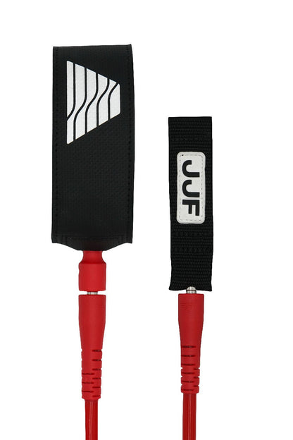 JJF Heavy Water 8' Leash - Night/Red (For Online Purchase Only) - Must - Have for Surfers