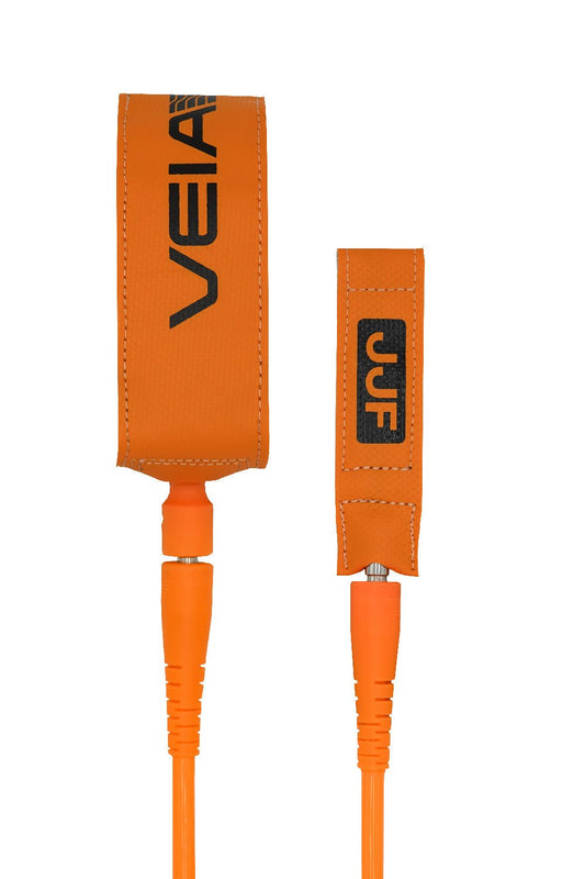 JJF Pro 5' Leash - High Vis Orange (For Online Purchase Only) - Must - Have for Surfers