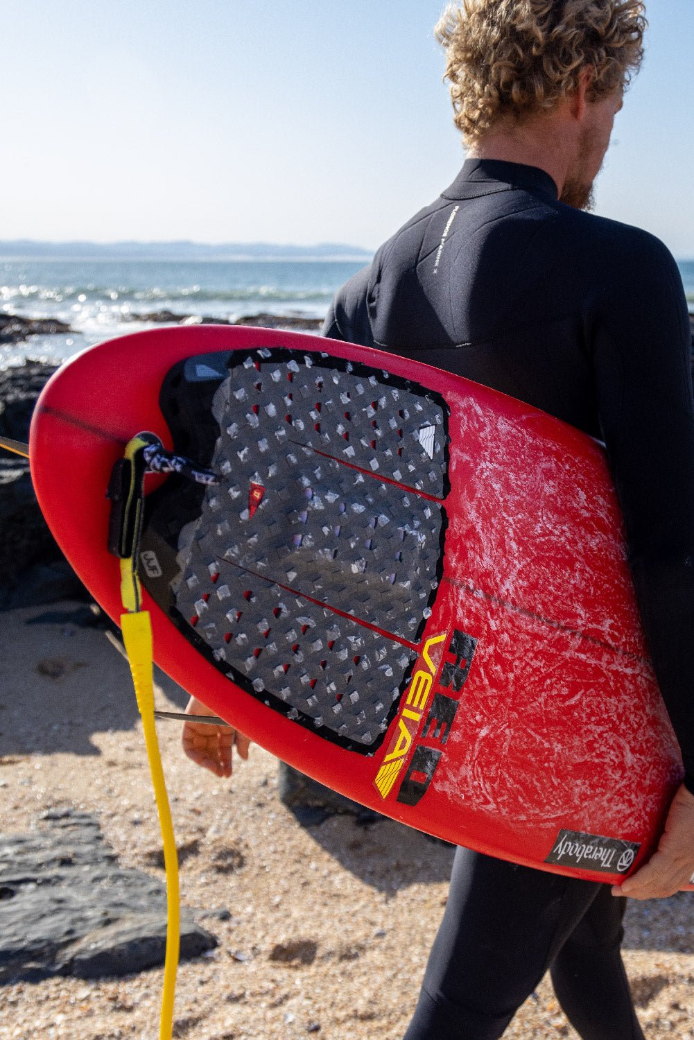 JJF Round Tail Pro Pad - Yellow/Night (For Online Purchase Only) - Must - Have for Surfers