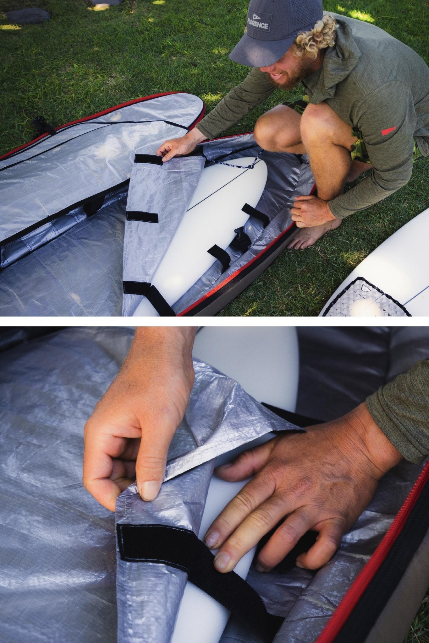 John John Florence 3/2 Board Travel Bag - Coyote (For Online Purchase Only) - Must - Have for Surfers