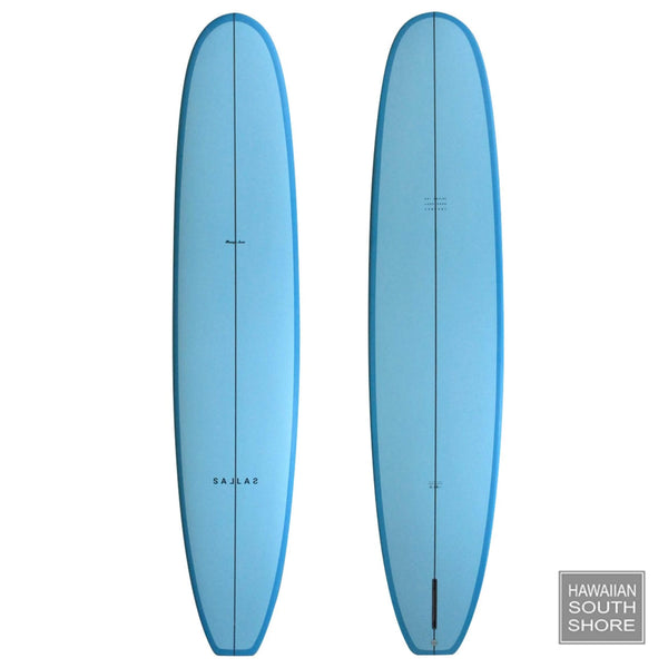 Kai Sallas MANGO JAM (9’4) Single Fin Thunderbolt Silver Light Blue SHOP SURFBOARDS Surf and Clothing Boutique Honolulu