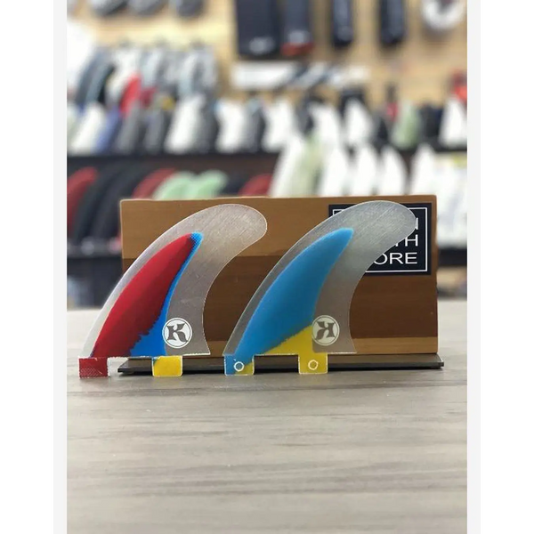 Kanoa Dahlin FCS GX 4.0 (Clear Red Blue)-SHOP SURF ACC.-Fins Unlimited-[SURFBORDS HAWAII SURF SHOP]-HawaiianSouthShore