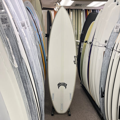 Lost Big Rig Driver Lightspeed II Round Tail 6'6 Futures surfboard, bottom