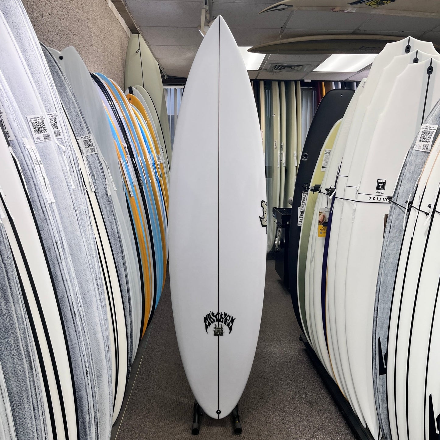 LOST Big Rig Driver PU Round Tail 6'10 FUTURES surfboard, deck