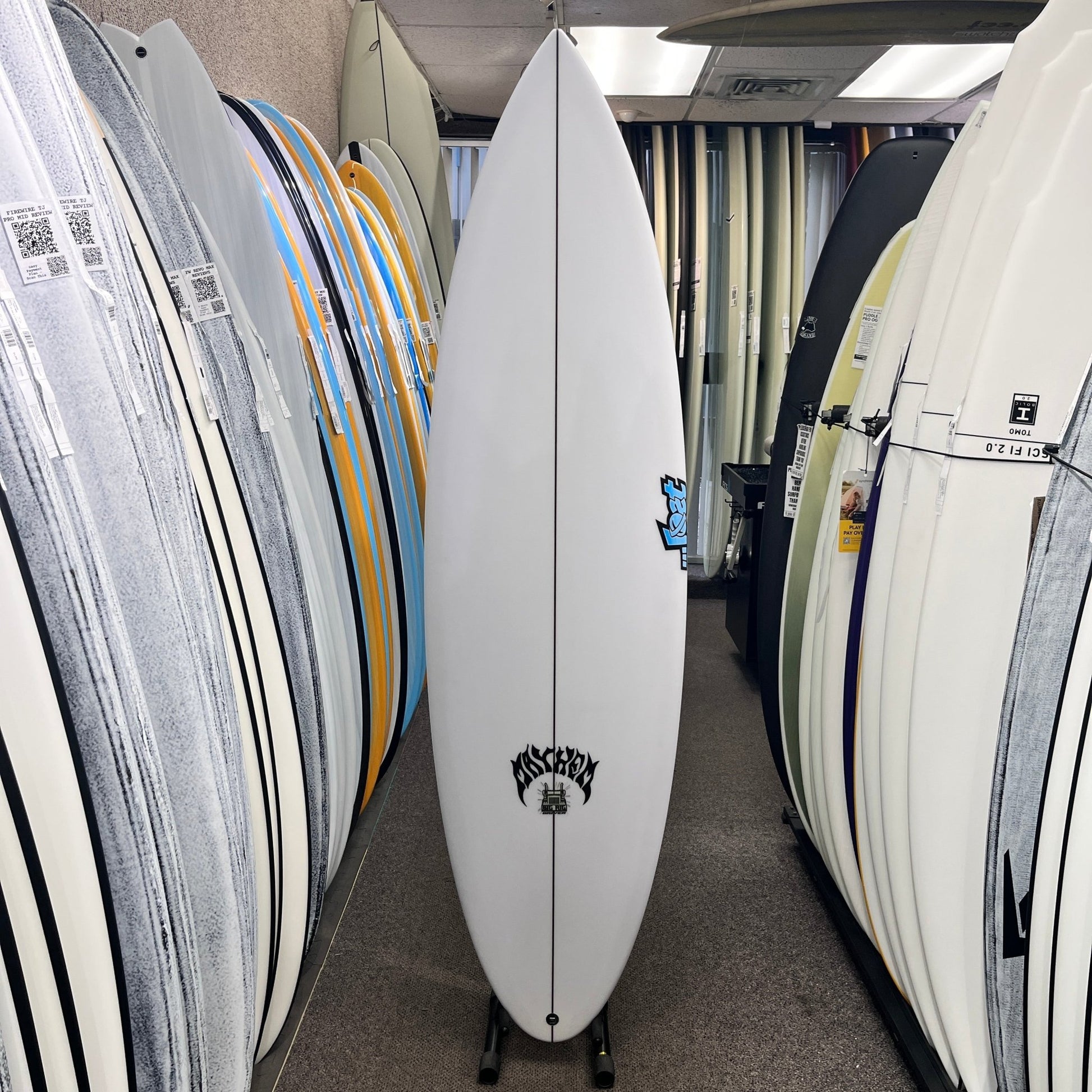 LOST Big Rig Driver PU Round Tail 6'3 FUTURES surfboard, deck