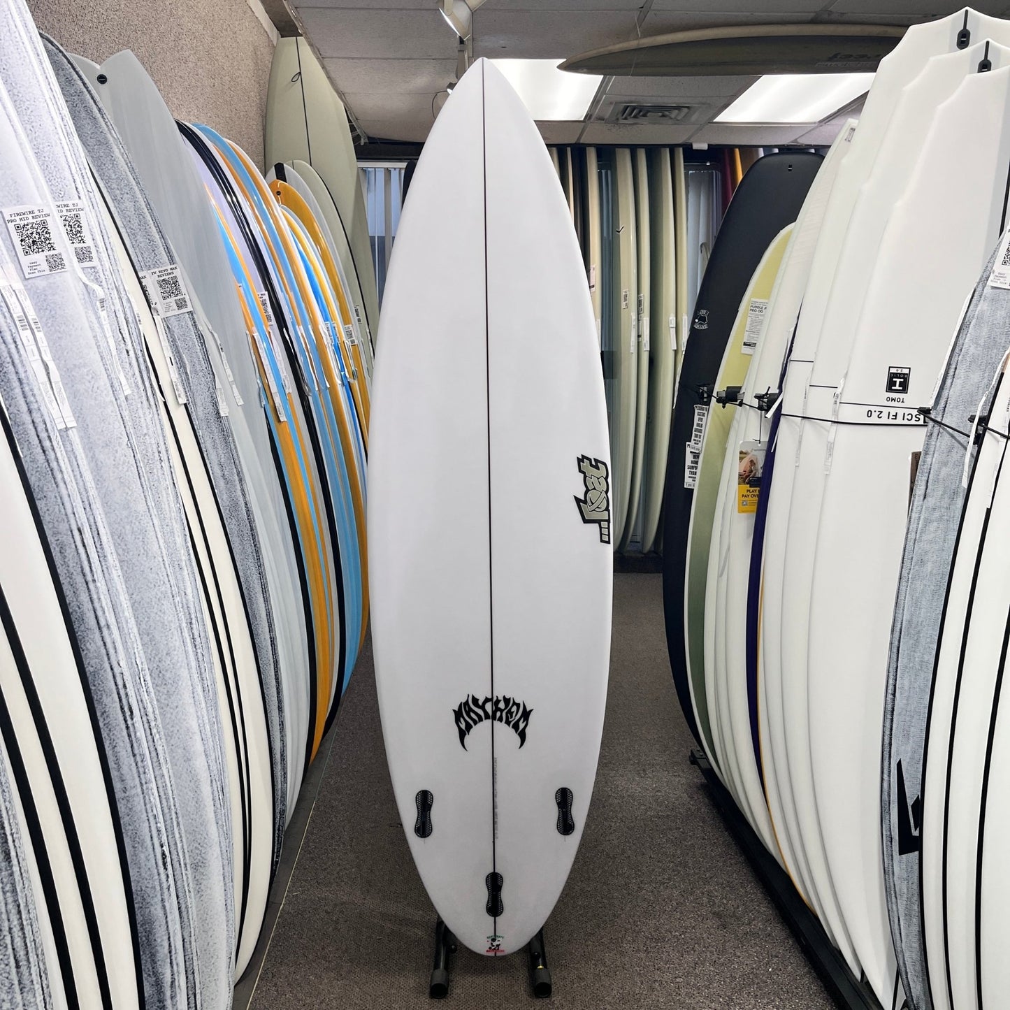 LOST Big Rig Driver PU Round Tail 6'5 FCS II surfboard, bottom