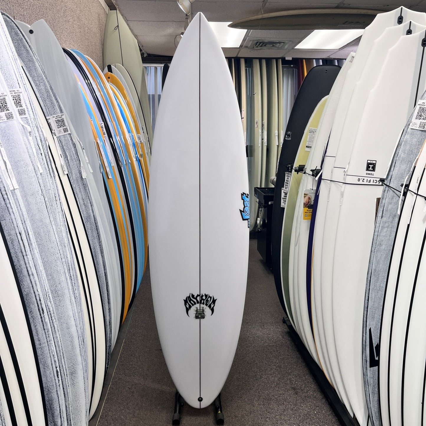 LOST Big Rig Driver PU Round Tail 6'5 FUTURES surfboard, deck