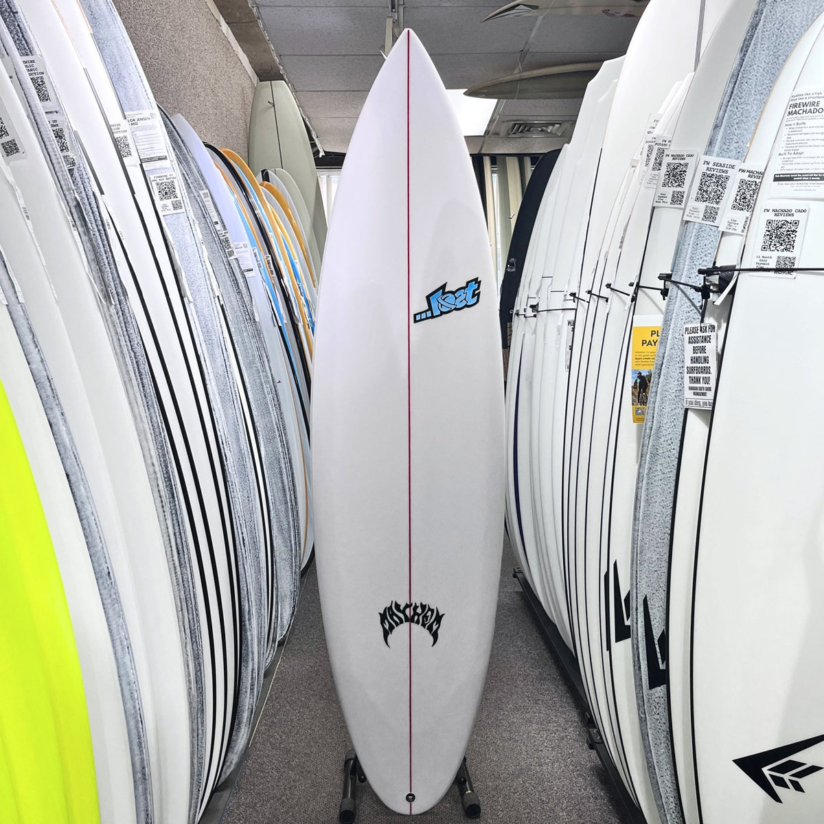 Lost DRIVER 3.0 PU Round - 6'6 V36 FCS bottom