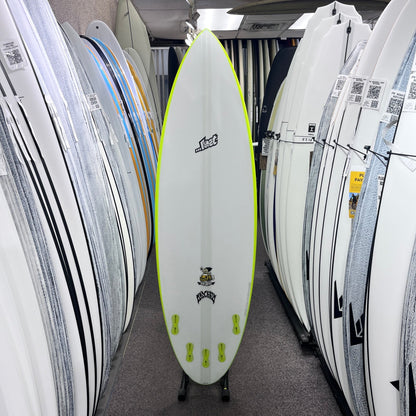 Lost Mini Driver Lightspeed II 6'2 FCS surfboard, bottom