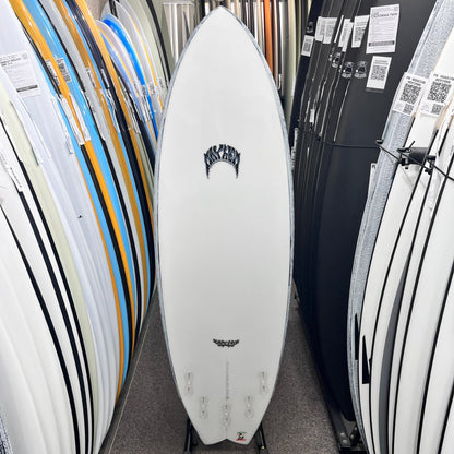 Lost Pisces Blacksheep 5'8 FCS II surfboard, bottom