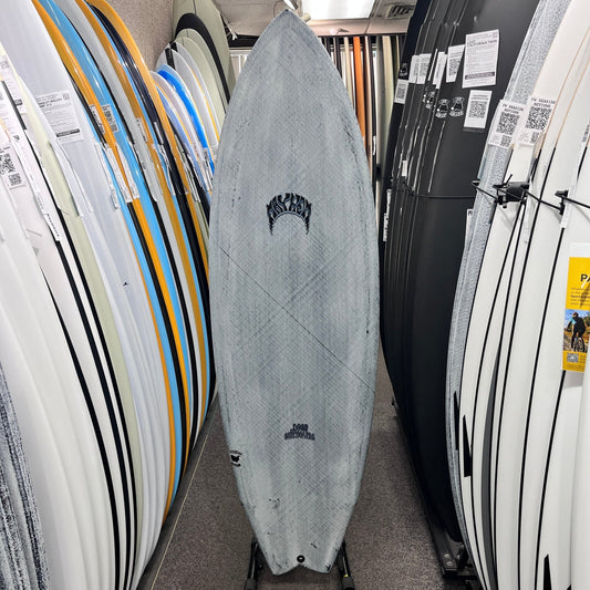 Lost Pisces Blacksheep 5'8 FCS II surfboard, deck