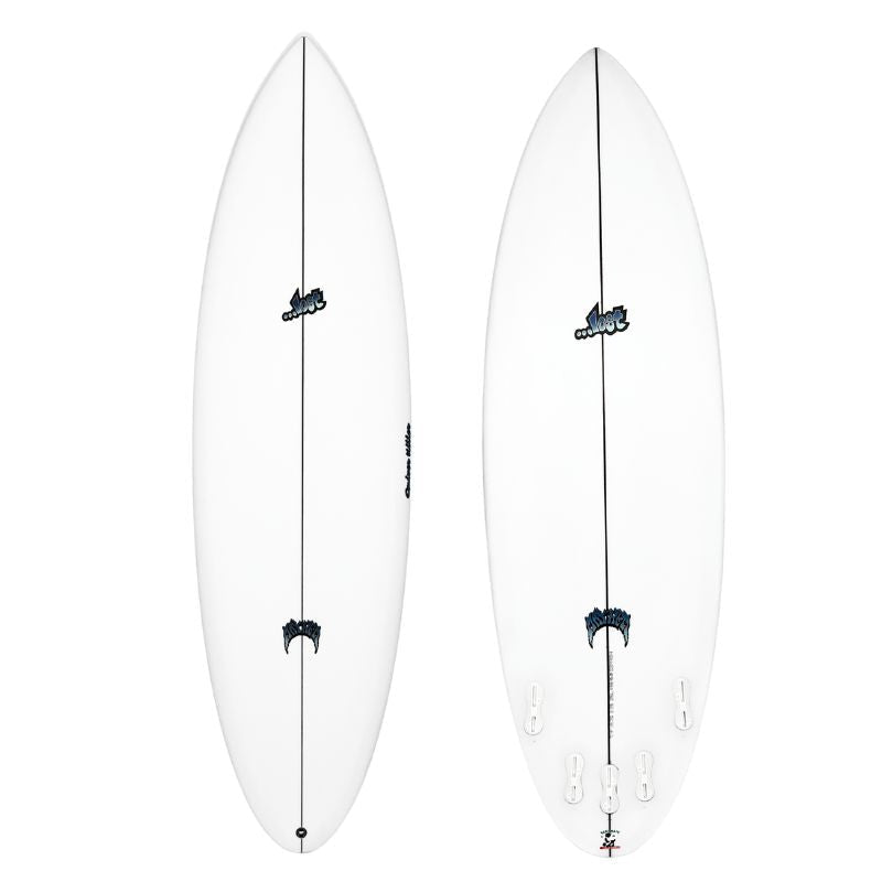 Lost Quiver Killer PU Planet Ice Logo - 5'6 X 19.25 X 2.32 V27.25 - FCS