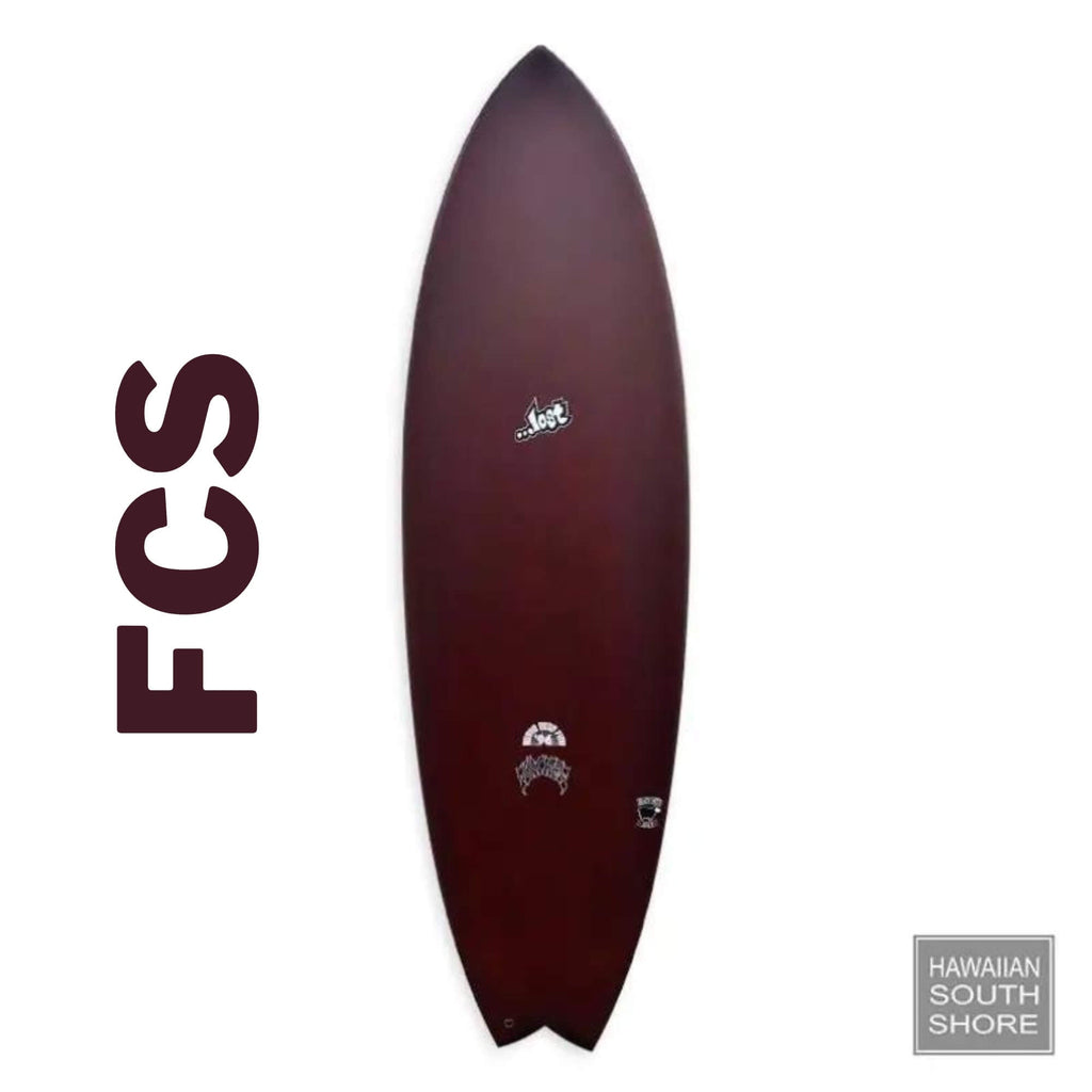 LOST RNF 96 (5’2-6’2) FCS II Black Sheep Burgundy SHOP SURFBOARDS Surf and Clothing Boutique Honolulu