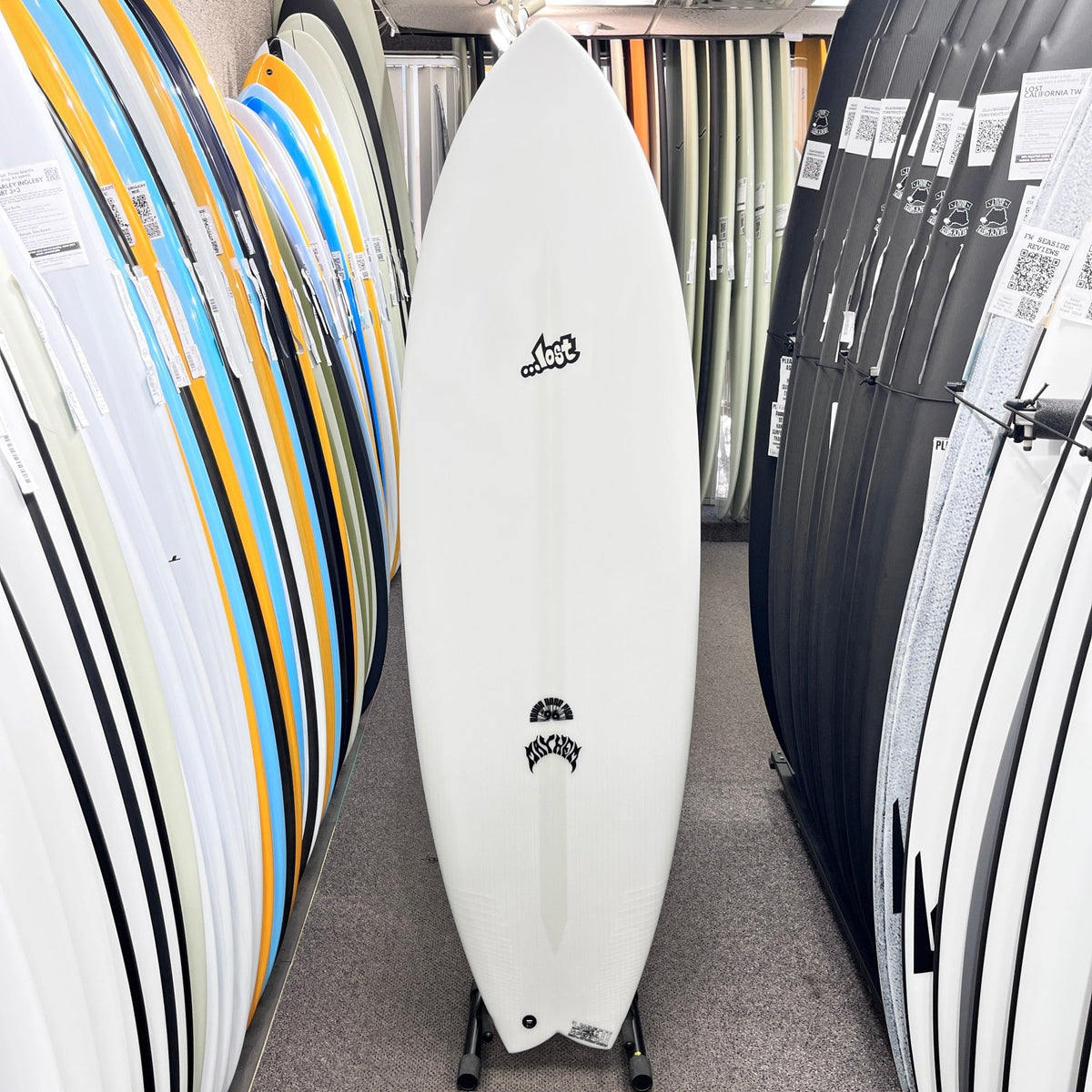 Lost RNF 96 Lightspeed 5'10 Futures surfboard, deck
