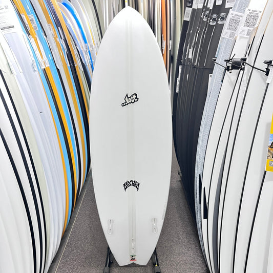 Lost RNF 96 Lightspeed II Regular 5'2 FCS II surfboard, bottom