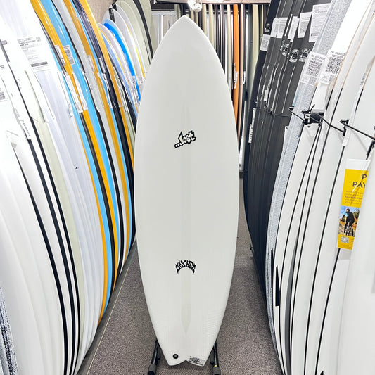 Lost RNF 96 Lightspeed II Regular 5'4 FCS II surfboard, deck