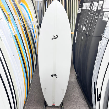 Lost RNF 96 Lightspeed II Regular 5'8 FCS II surfboard, bottom