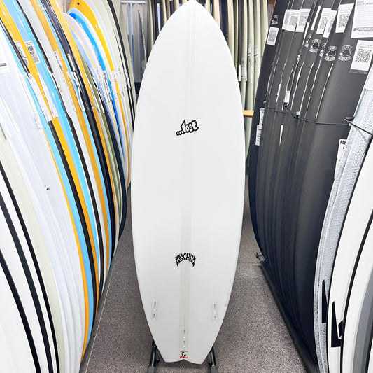 Lost RNF 96 Lightspeed II Regular 5'8 FCS II surfboard, bottom