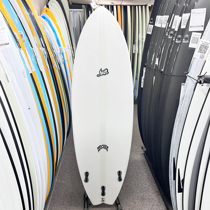 Lost RNF 96 Lightspeed II Regular 5'9 FCS II surfboard, bottom