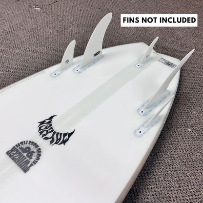 Lost RNF Twinzer 96'er Black Sheep Futures 5'8 V31.6 - Free Canards - Must-Have for Surfers