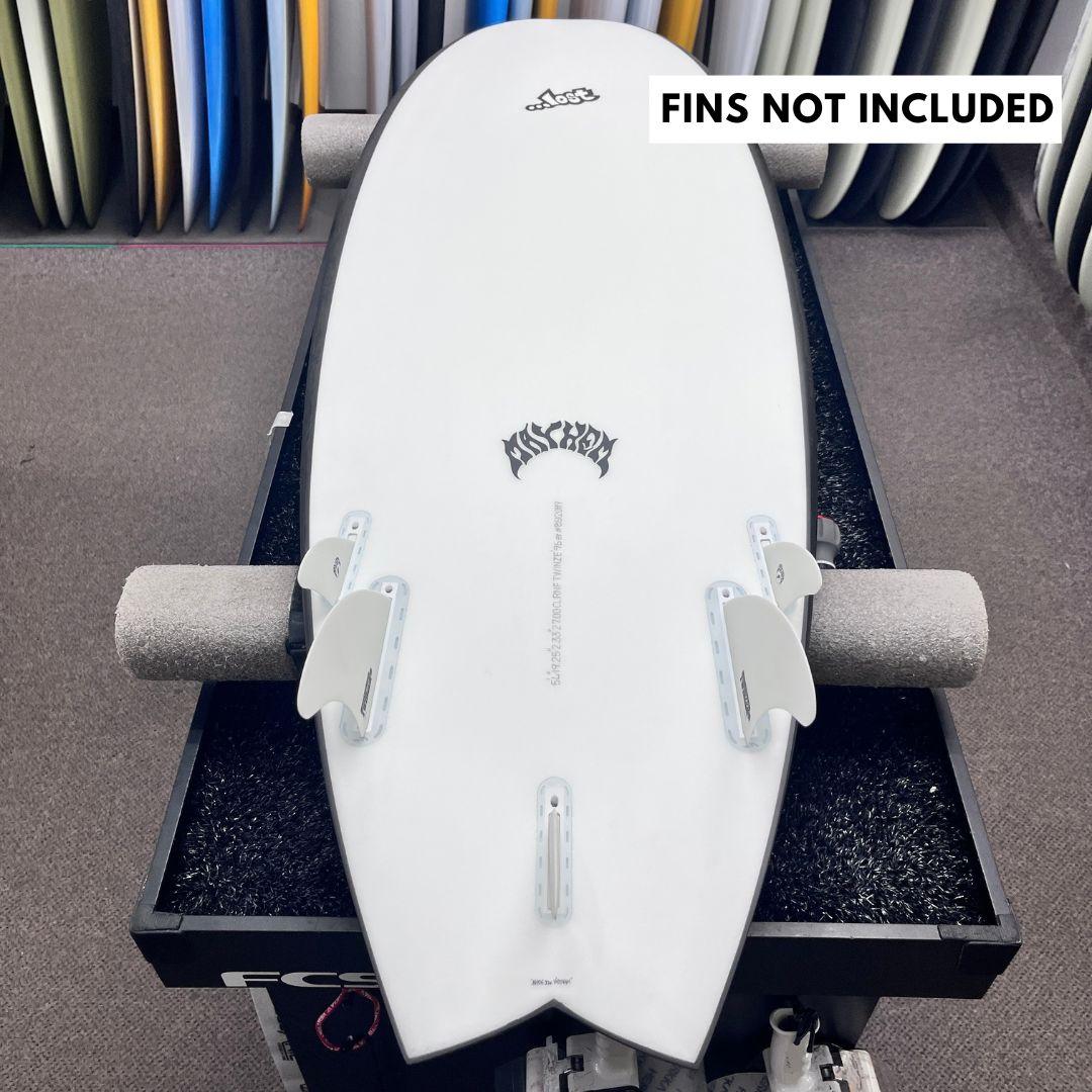 Lost RNF Twinzer 96'er Black Sheep Futures 6'1 V38.25 - Free Canards - Must-Have for Surfers
