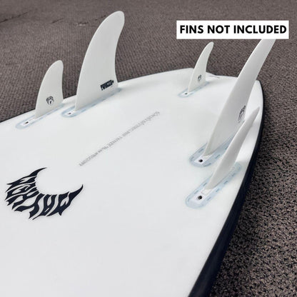 Lost RNF Twinzer 96'er Black Sheep Futures 6'1 V38.25 - Free Canards - Must-Have for Surfers
