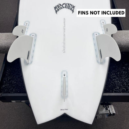 Lost RNF Twinzer 96'er Black Sheep Futures 6'1 V38.25 - Free Canards - Must-Have for Surfers