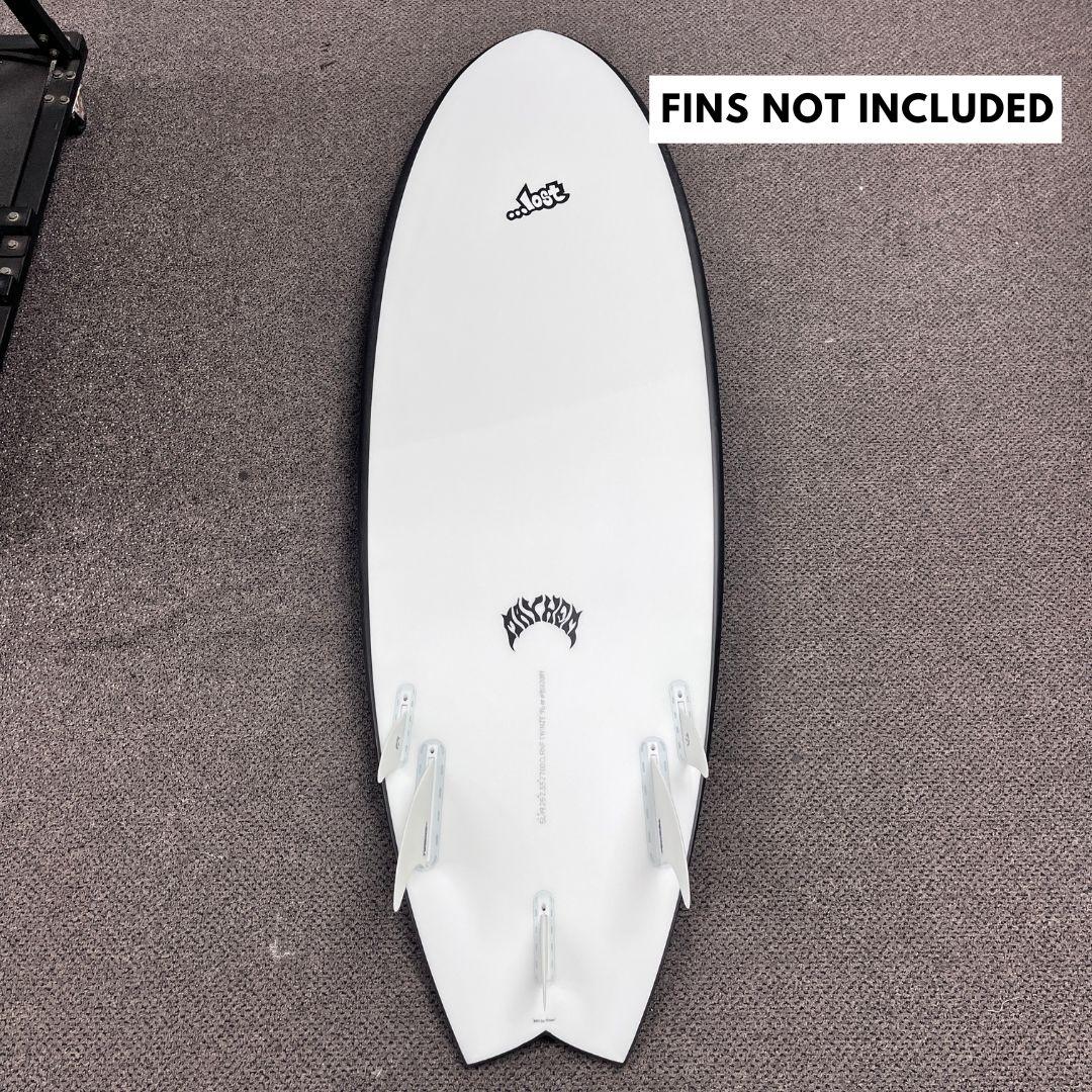 Lost RNF Twinzer 96'er Black Sheep Futures 6'1 V38.25 - Free Canards - Must-Have for Surfers