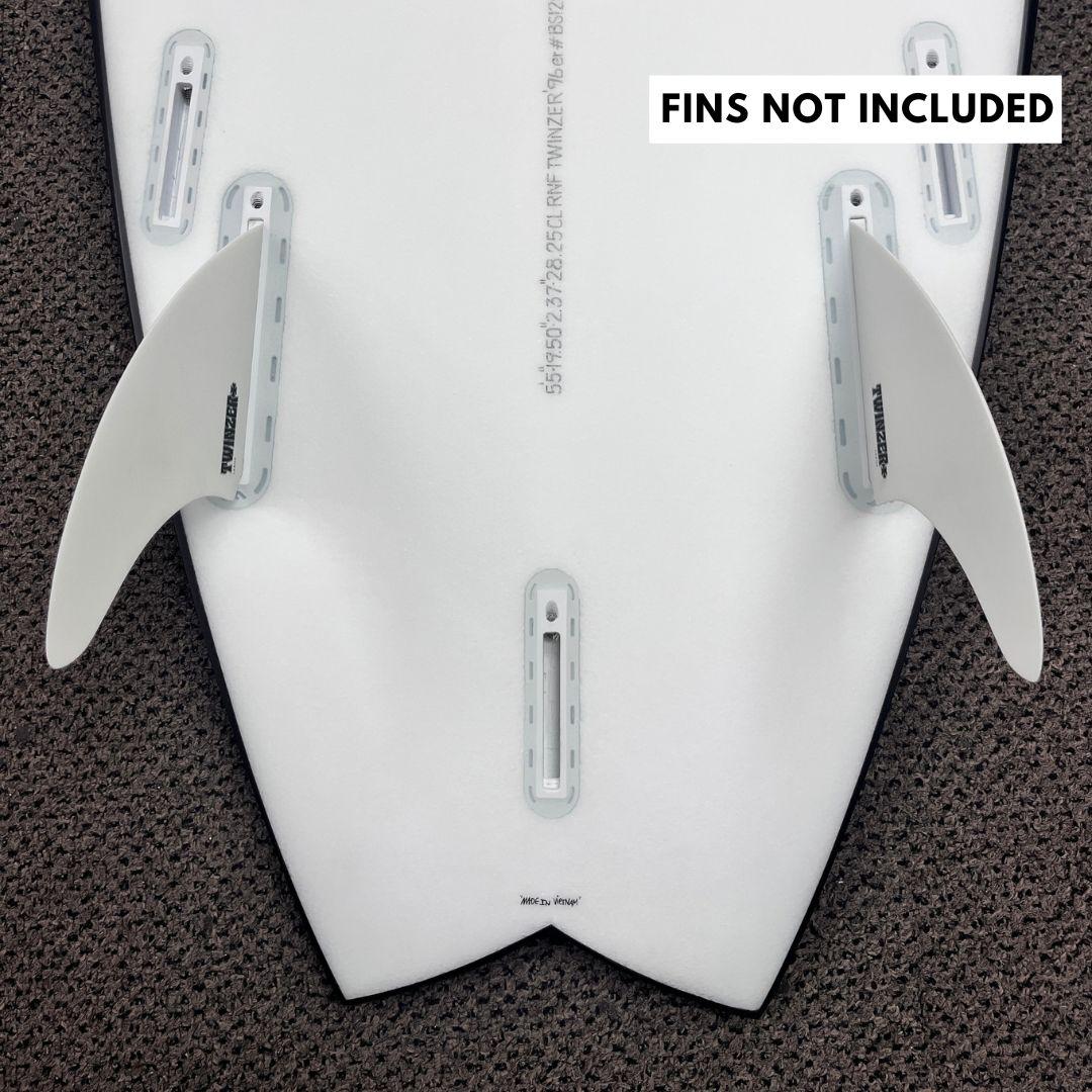 Lost RNF Twinzer 96'er Black Sheep Futures 6'1 V38.25 - Free Canards - Must-Have for Surfers