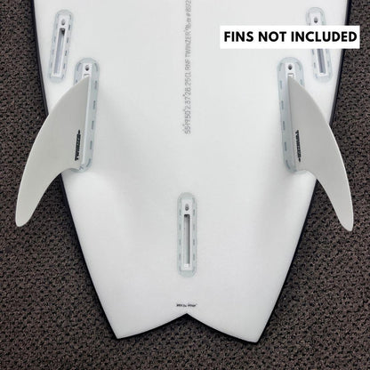 Lost RNF Twinzer 96'er Black Sheep Futures 6'1 V38.25 - Free Canards - Must-Have for Surfers