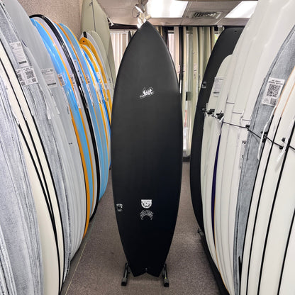Lost RNF Twinzer 96'er Black Sheep Futures 6'1 V38.25 - Free Canards - Must-Have for Surfers