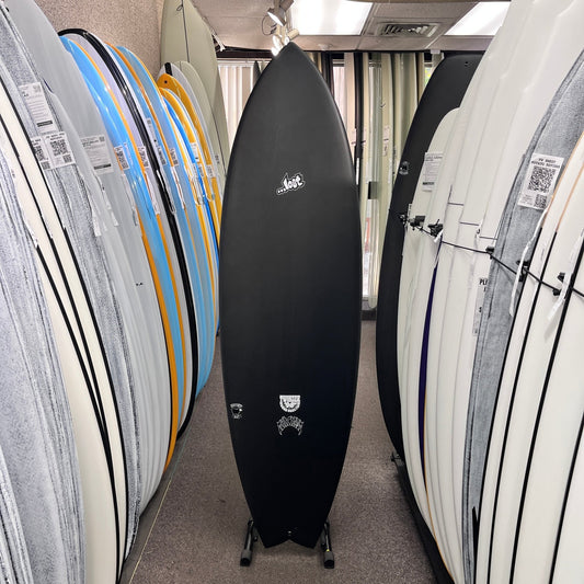 Lost RNF Twinzer 96'er Black Sheep Futures 6'1 V38.25 - Free Canards - Must-Have for Surfers