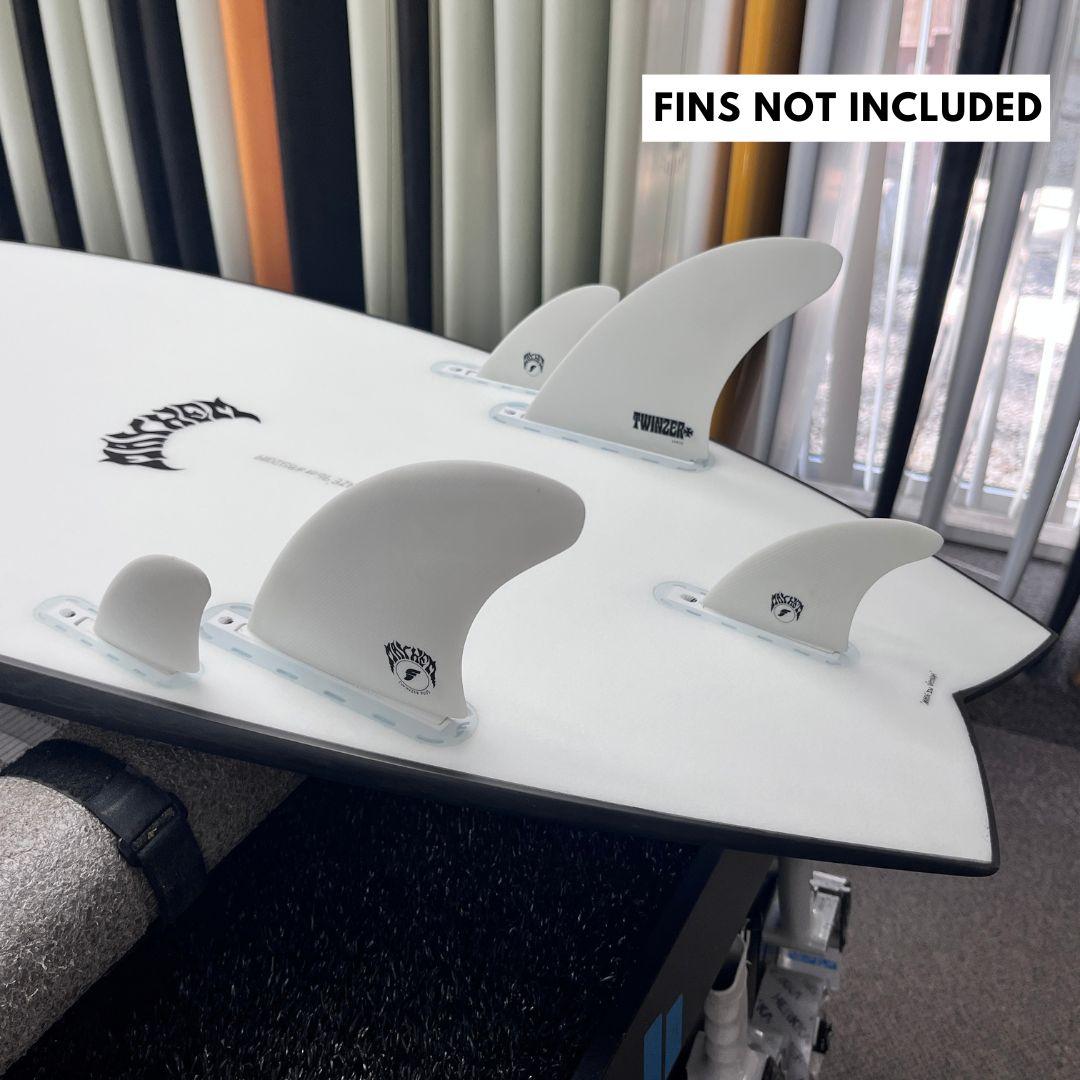 Lost RNF Twinzer 96'er Black Sheep Futures 6'1 V38.25 - Free Canards - Must-Have for Surfers