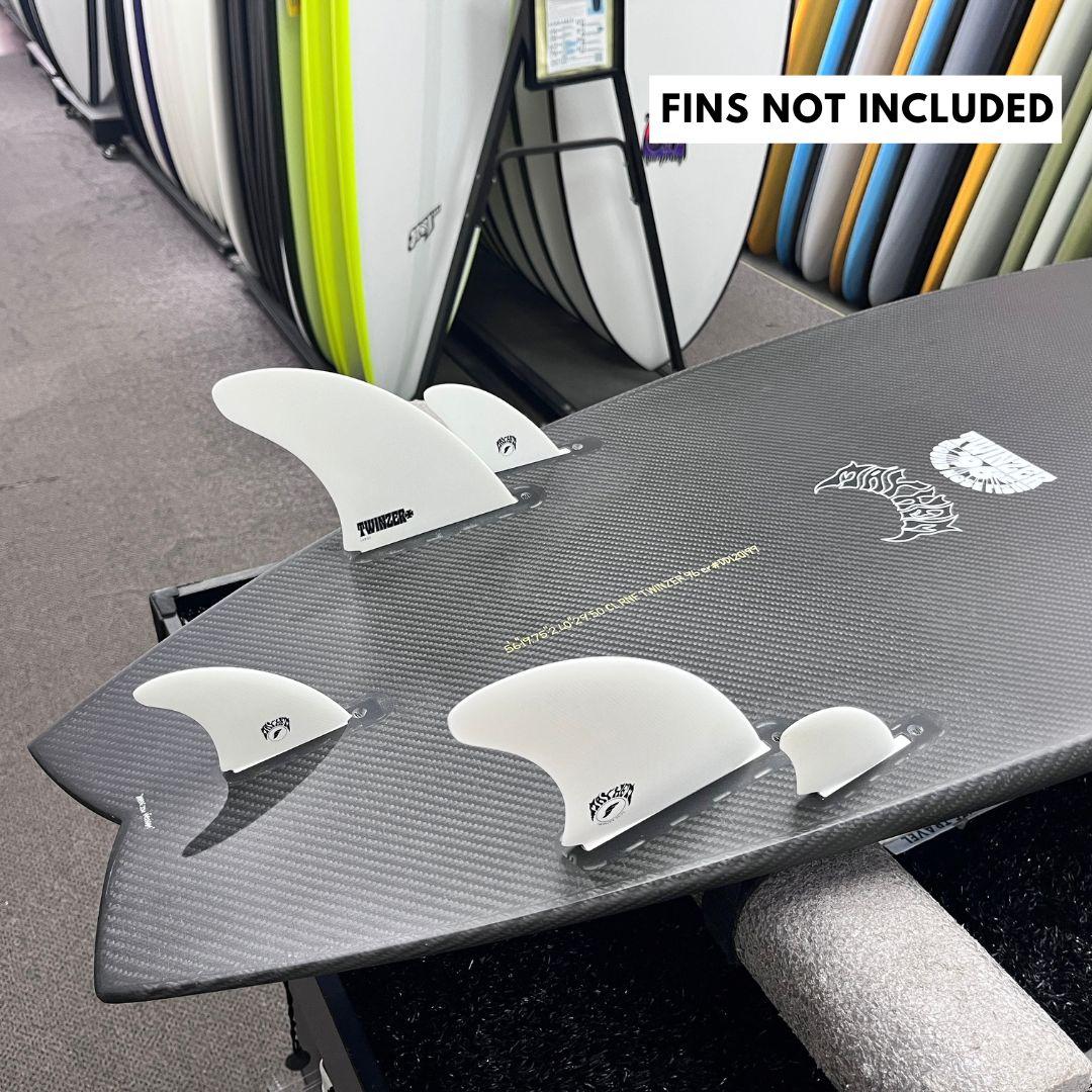 Lost RNF Twinzer 96'er Double Dart Futures 6'0 V38.00 - Free Canards - Must-Have for Surfers