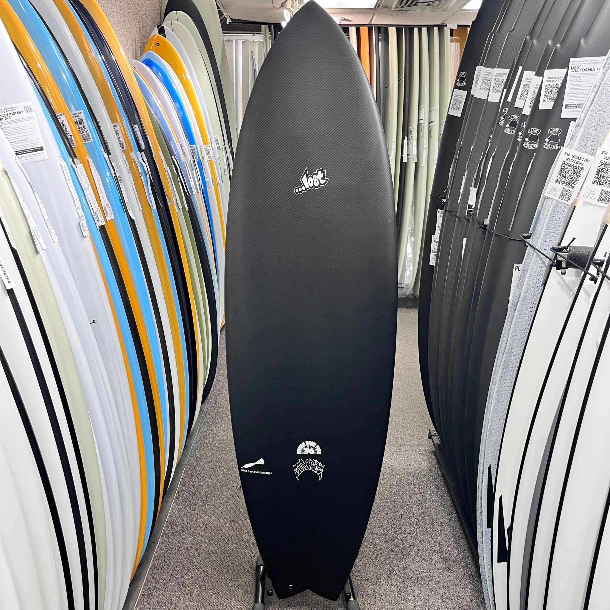 Lost RNF 96 Double Dart Futures 6'0 V38.00 - Hawaii