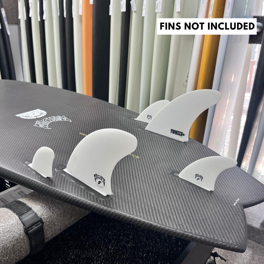 Lost RNF Twinzer 96'er Double Dart Futures 6'0 V38.00 - Free Canards - Must-Have for Surfers
