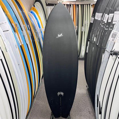 Lost RNF Twinzer 96'er Double Dart Futures 6'0 Free Canards surfboard, bottom