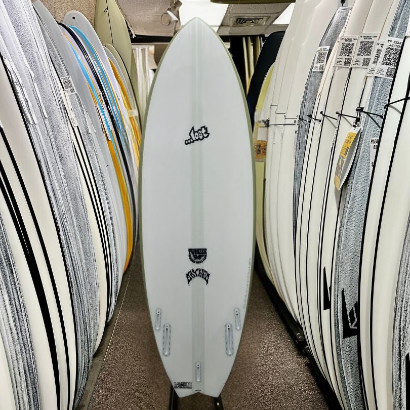 Lost RNF Twinzer 96'er Lightspeed II Futures 5'2 - Free Canards - Must-Have for Surfers