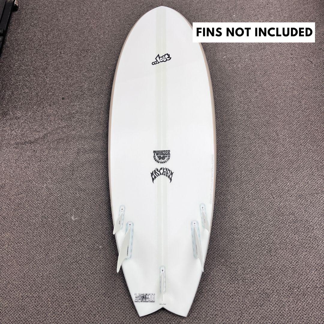 Lost RNF Twinzer 96'er Lightspeed II Futures 6'1 V38.25 - Free Canards - Must-Have for Surfers