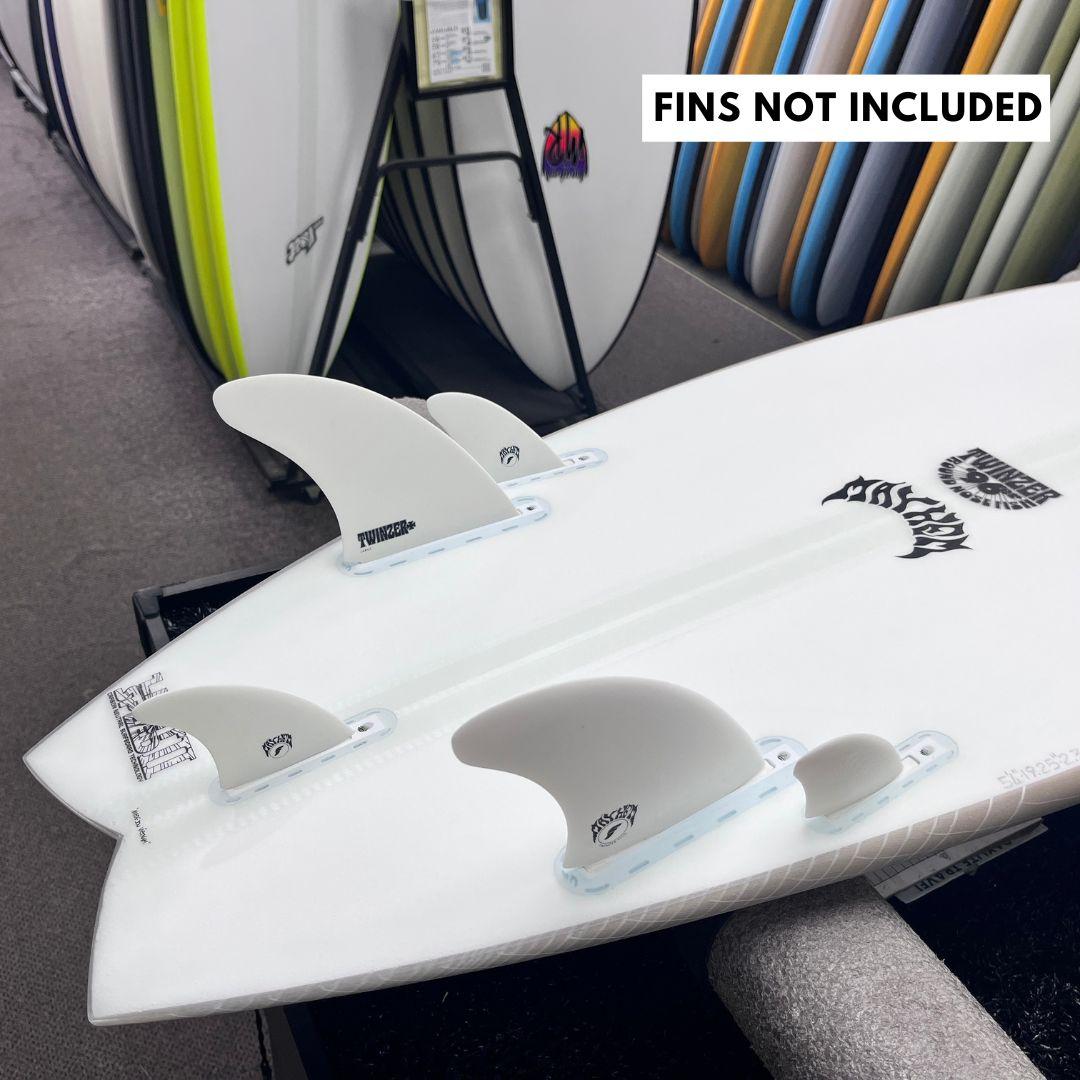 Lost RNF Twinzer 96'er Lightspeed II Futures 6'1 V38.25 - Free Canards - Must-Have for Surfers